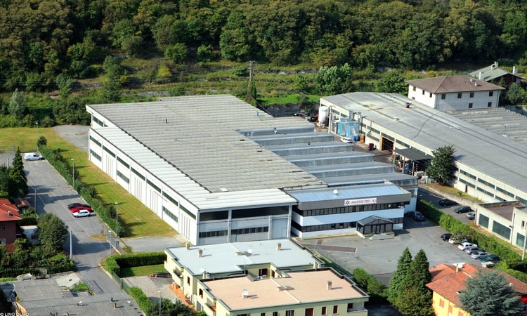 Anchor Pro manufacturing headquarters in Cividate Camuno, Brescia, Italy